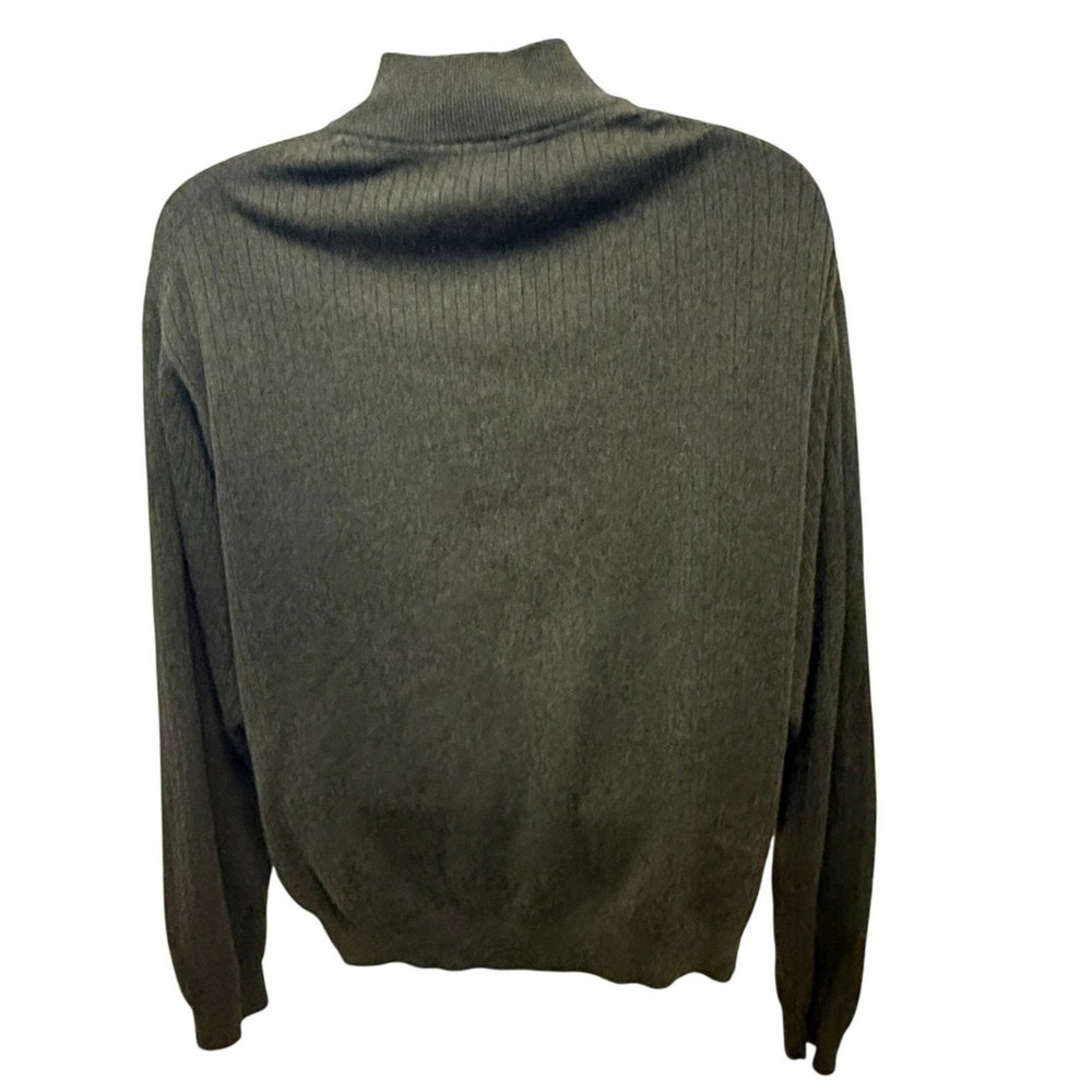 Cutter & Buck Sweater Sz XL 1/4 Zip Ribbed Dadcore Grandpacore Business Casual - Picture 4 of 7
